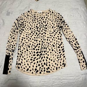 100% cashmere dot sweater